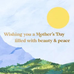 Beauty & Peace Displayable Mother’s Day Greeting Card