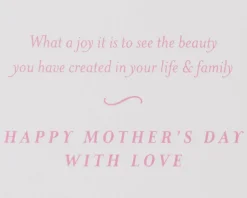 Beauty You Have Created Mother’s Day Greeting Card for Daughter
