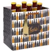 Beer Gift Bag, Bottles and Glasses, 1-Count