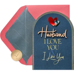 Being With You Valentine’s Day Greeting Card for Husband