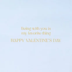 Being With You Valentine’s Day Greeting Card for Husband