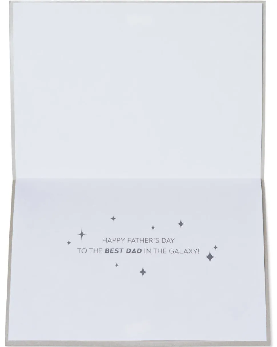 Best Dad in The Galaxy Star Wars Father’s Day Greeting Card