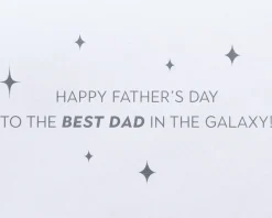 Best Dad in The Galaxy Star Wars Father’s Day Greeting Card
