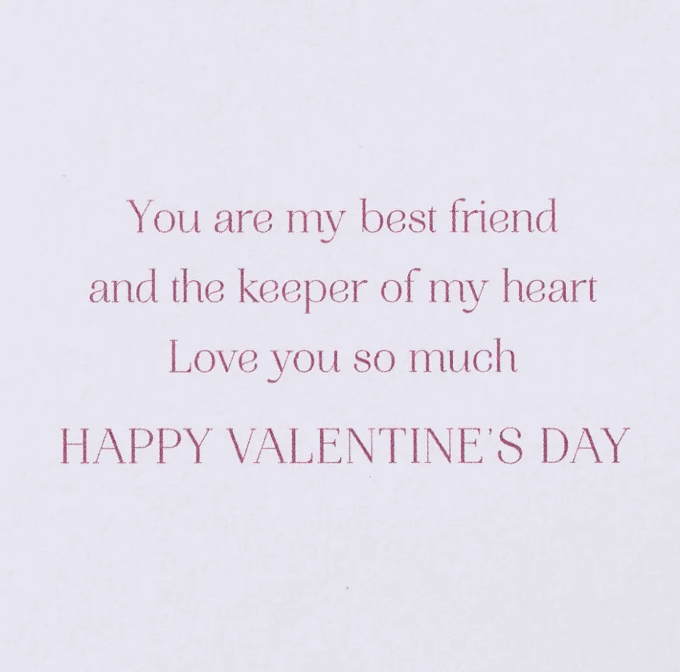 Best Friend Valentine’s Day Greeting Card