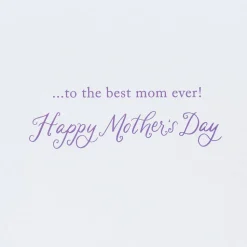 Best Mom Ever Snoopy Mother’s Day Greeting Card
