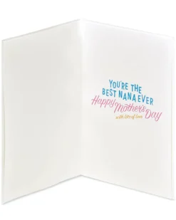 Best Nana Ever Mother’s Day Greeting Card for Grandma