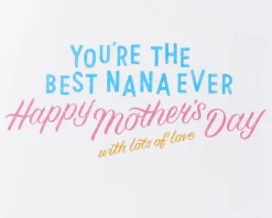 Best Nana Ever Mother’s Day Greeting Card for Grandma