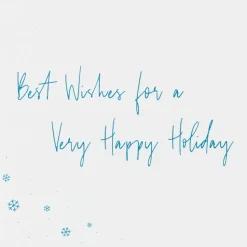 Best Wishes Christmas Boxed Cards with Envelopes, 8-Count