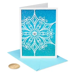 Best Wishes Christmas Boxed Cards with Envelopes, 8-Count