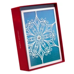 Best Wishes Christmas Boxed Cards with Envelopes, 8-Count