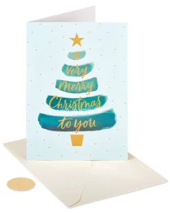 Best Wishes Tree Holiday Boxed Cards, 14-Count