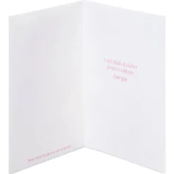 Better Person Birthday Greeting Card for Mom with Heart Pin