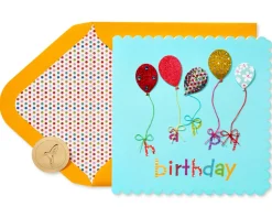 Birthday Balloons Birthday Greeting Card