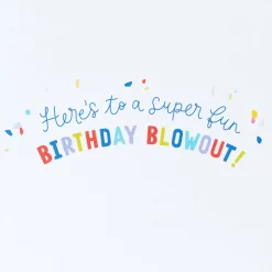 Birthday Blowout Peanuts Birthday Greeting Card with Snoopy Pin