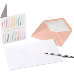 Birthday Celebrations Birthday Blank Note Cards with Envelopes, 20-Count