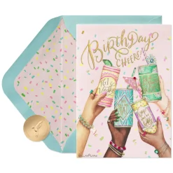 Birthday Cheers Funny Birthday Greeting Card – Designed by Bella Pilar