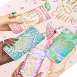 Birthday Cheers Funny Birthday Greeting Card – Designed by Bella Pilar