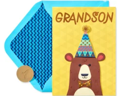 Birthday Critter Birthday Greeting Card for Grandson