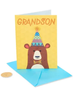 Birthday Critter Birthday Greeting Card for Grandson