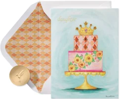 Birthday Princess Birthday Greeting Card for Daughter – Designed by Bella Pilar