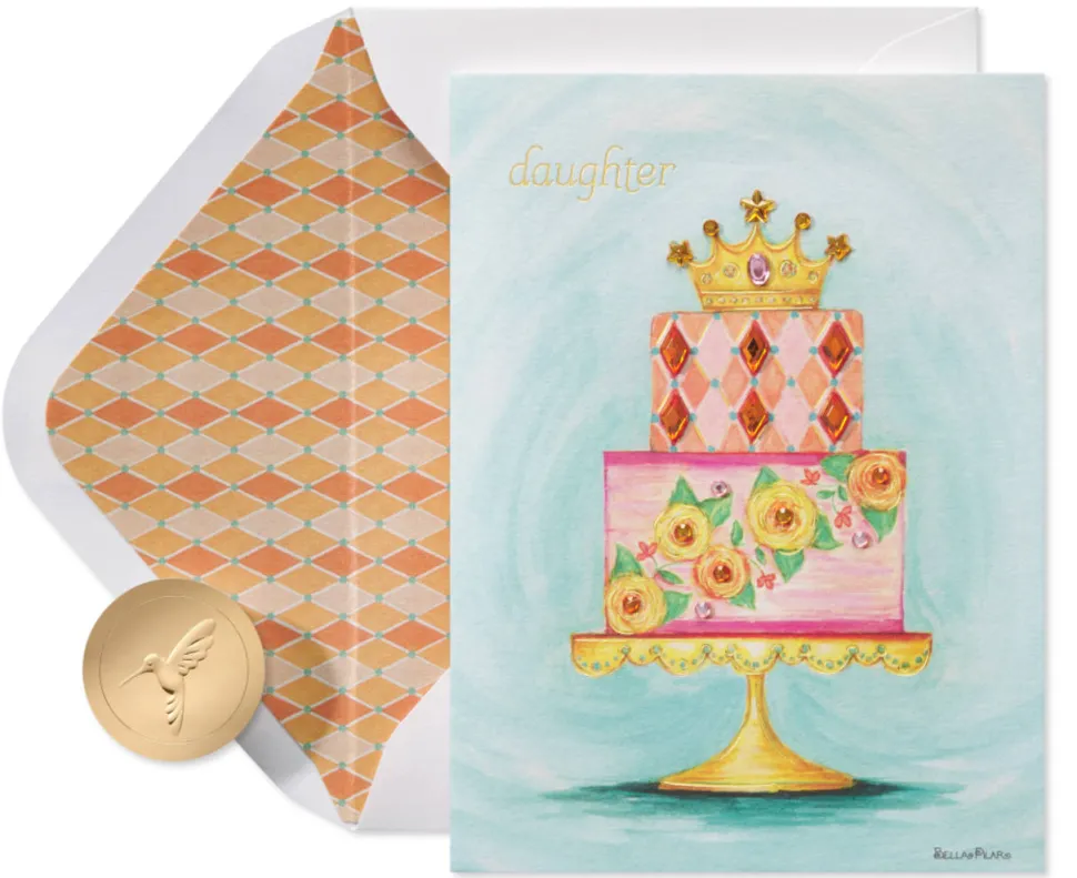 Birthday Princess Birthday Greeting Card for Daughter – Designed by Bella Pilar