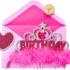 Birthday Princess Crown Birthday Greeting Card