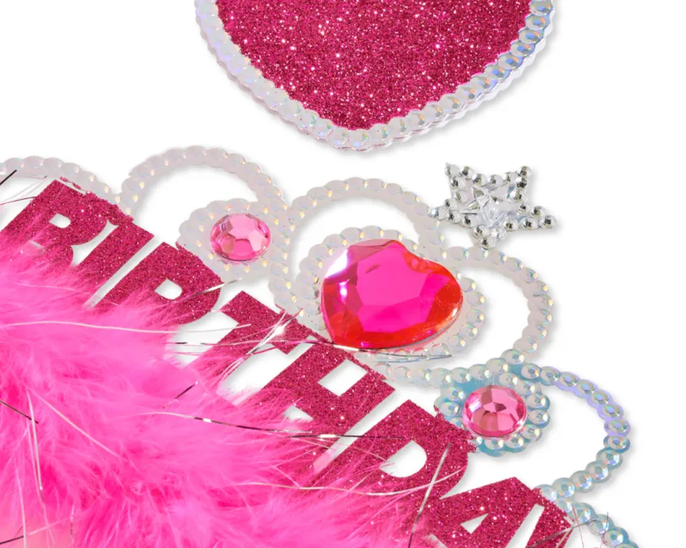 Birthday Princess Crown Birthday Greeting Card