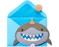 Birthday Shark Birthday Greeting Card