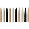 Black & White Birthday Candles, 12-Count