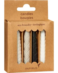 Black & White Birthday Candles, 12-Count