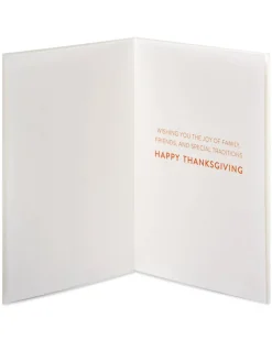 Blessed Happy Thanksgiving Greeting Card