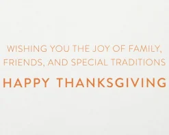 Blessed Happy Thanksgiving Greeting Card