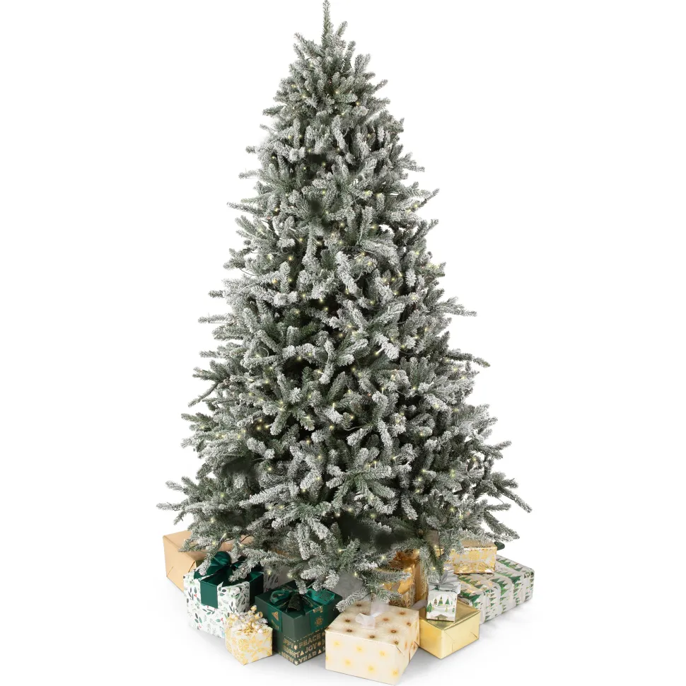7′ Blue Spruce Frosted Tree
