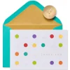 Bold Dots Blank Cards with Envelopes, 12-Count