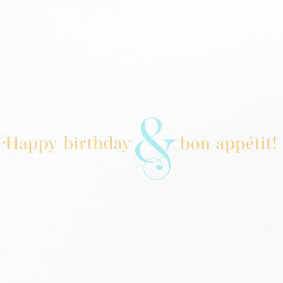Bon Appétit Birthday Greeting Card