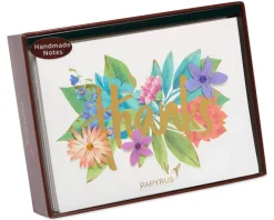 Botanical Floral Boxed Thank You Cards and Envelopes, 8-Count
