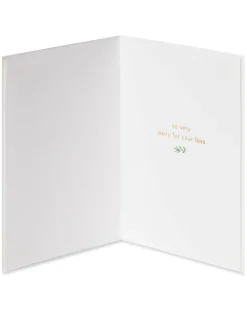 Bouquet Of Lilies Sympathy Greeting Card for Loss of Mother