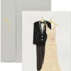 Bride and Groom Wedding Quilling Greeting Card