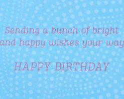 Bright and Happy Wishes Birthday Greeting Card – Designed by House of Turnowsky
