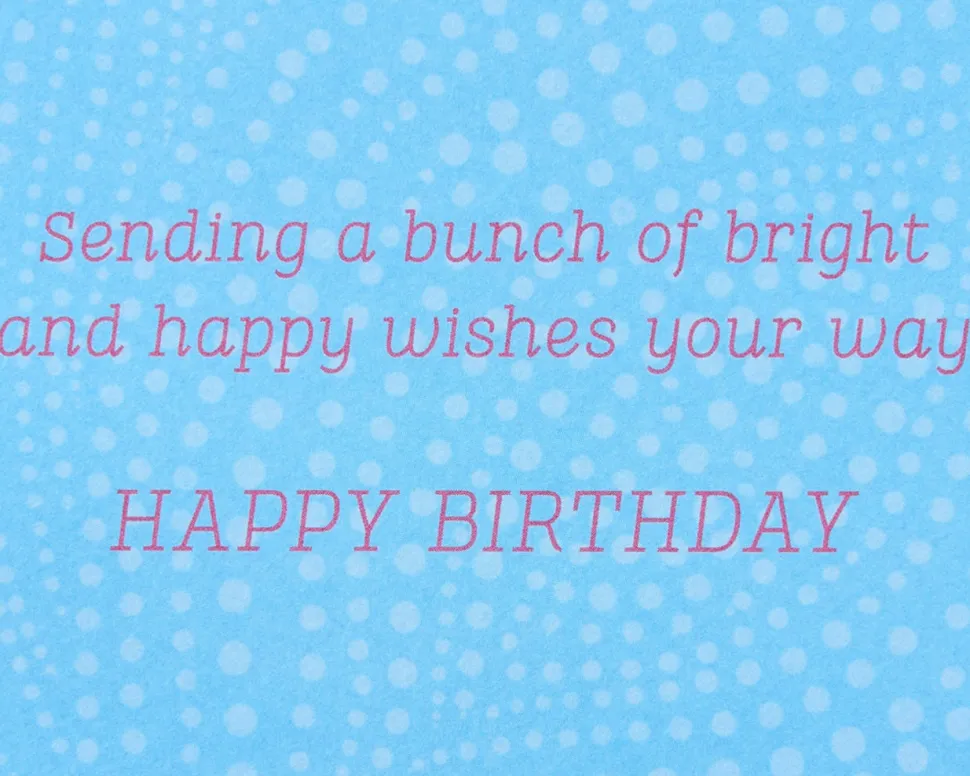 Bright and Happy Wishes Birthday Greeting Card – Designed by House of Turnowsky