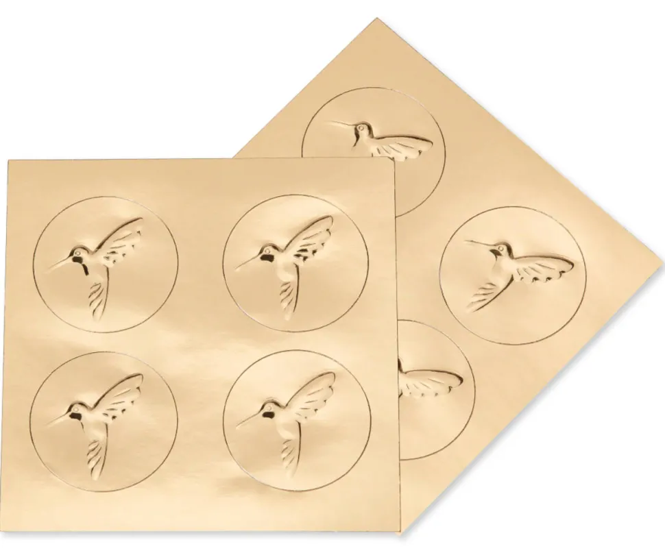Bright Flowers Handmade Boxed Blank Note Cards with Glitter, 8-Count