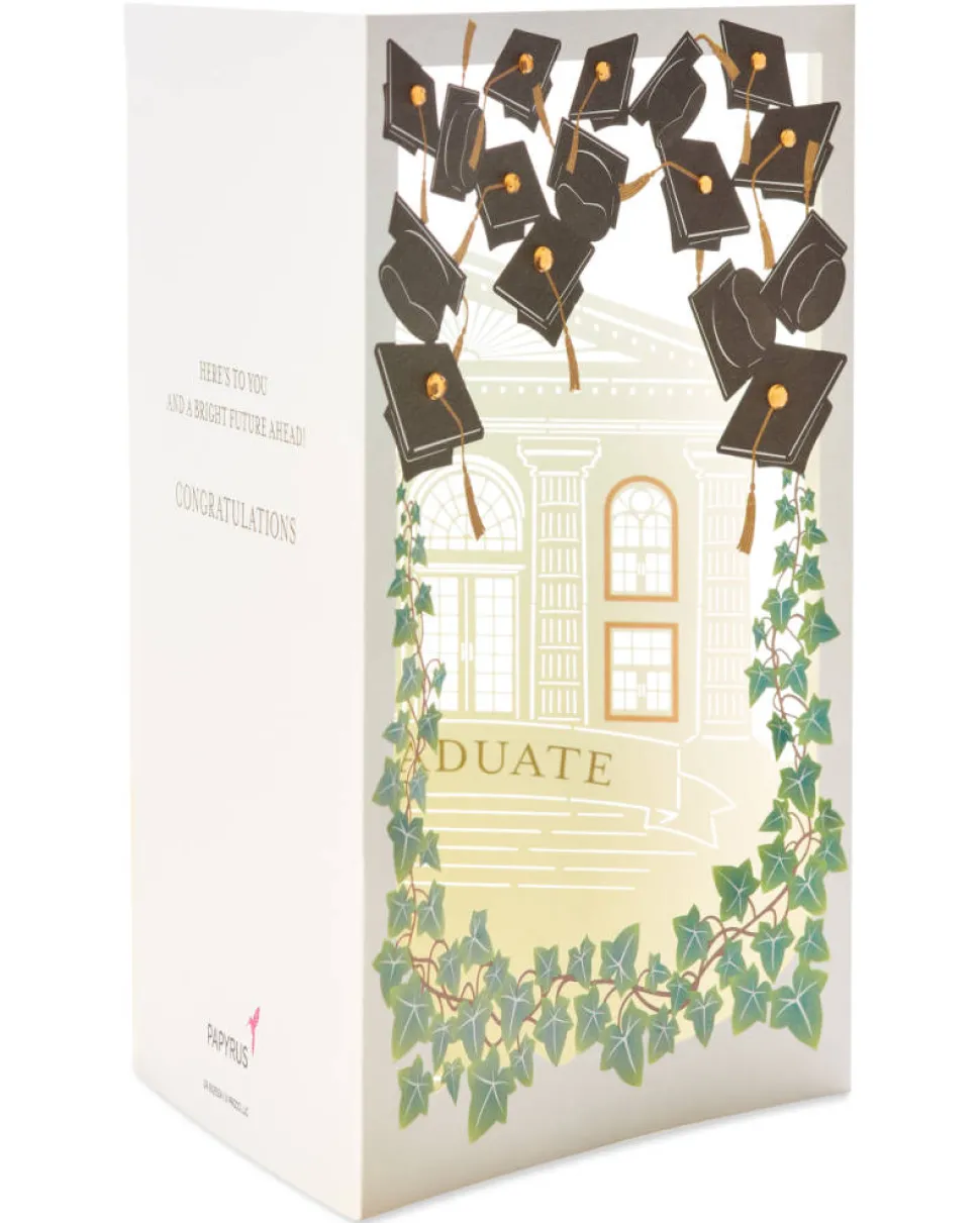 Bright Future, Lasercut Grad Cap Graduation Greeting Card