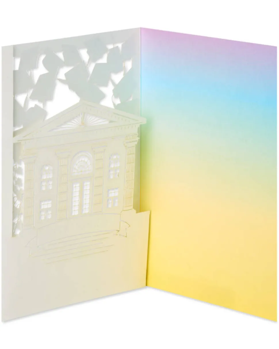 Bright Future, Lasercut Grad Cap Graduation Greeting Card