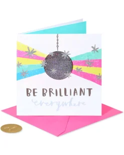Brilliant Disco Ball Birthday Greeting Card for Best Friend