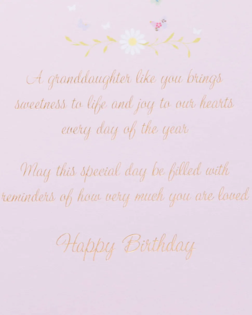 Brings Sweetness to Life Birthday Greeting Card for Granddaughter