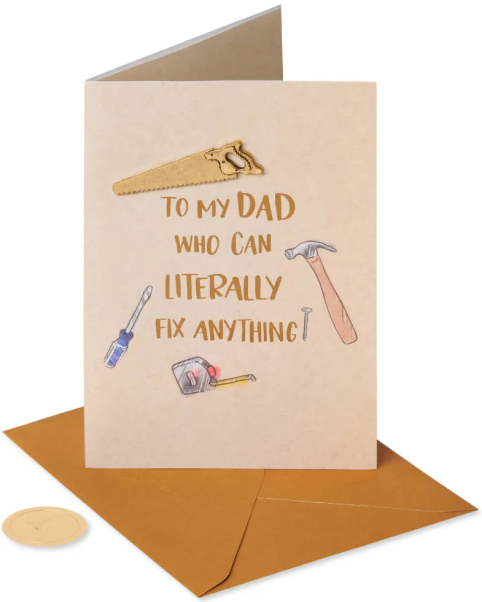 Broke Everything Funny Birthday Greeting Card for Dad