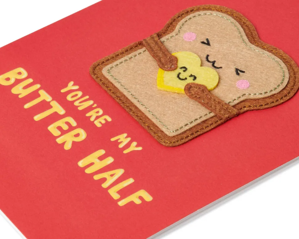 Butter Half Funny Valentine’s Day Greeting Card