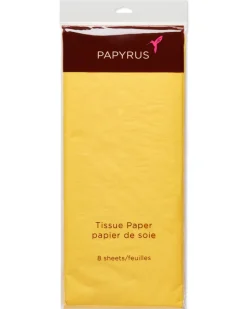 Buttercup Yellow Tissue Paper, 8-Sheets