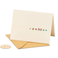 Butterfly Gems Thank You Greeting Card