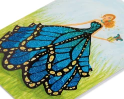Butterfly Girl Birthday Greeting Card- Designed by Bella Pilar